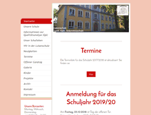 Tablet Screenshot of luisenschule-oberhausen.de